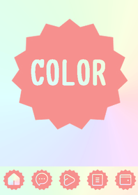 red color rainbow  M16