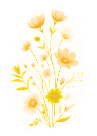 숲의 꽃 컬렉션(노란색)
