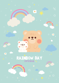 Teddy Bear Rainbow Day Kawaii