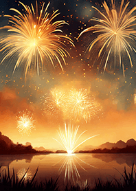 Beautiful Fireworks Theme#866
