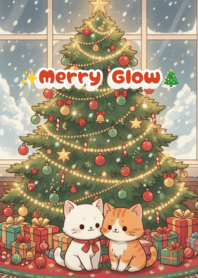 Christmas Light Cats