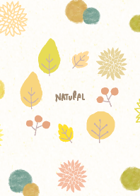 Autumn watercolor circle21 from Japan