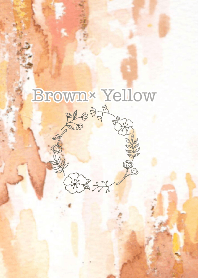 Brown and Yellow design.