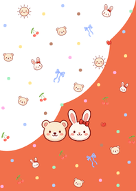 Bunny & Bear_Orange&White.1w