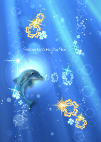 Wish come true,Dolphin Ring Clover