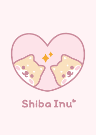 柴犬キラキラ[ピンク]