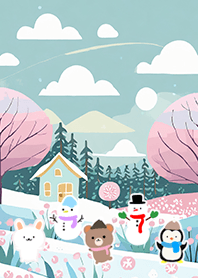 Kawaii scandinavian style(Winter-956)