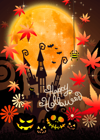 秋の紅葉×ハロウィンパーティー★#100