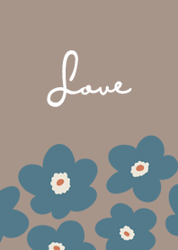 in bloom, flower b / brown