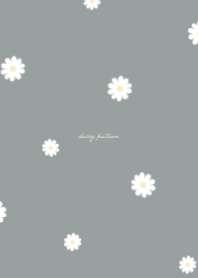 daisy pattern  #olive green