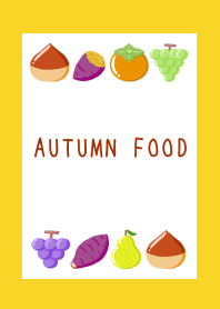 AUTUMN FOOD Theme/YELLOW/RED