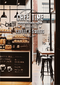 cafe and coffee and sweets theme