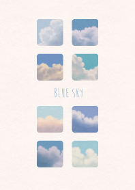 --Blue sky--