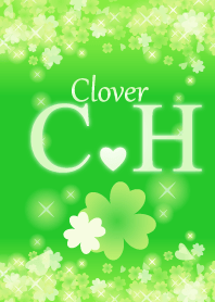 C&Hイニシャル運気UP!幸せのクローバー緑