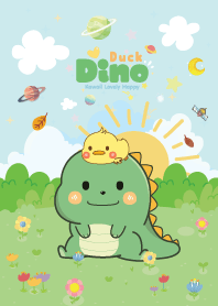 Dino&Duck Garden Galaxy Dark Green