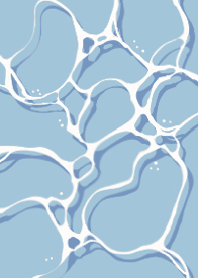 The rippling surface of the water - blue