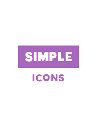SIMPLE ICONS THEME 134