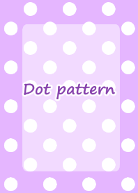 Polka dots ungu dan putih