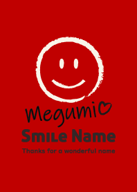 Smile Name MEGUMI