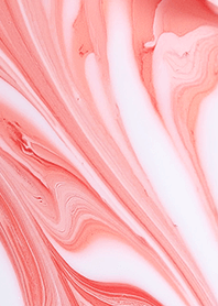 マーブルいちごラテ