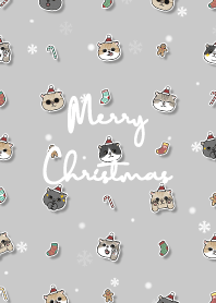 neko christmas2 / grey