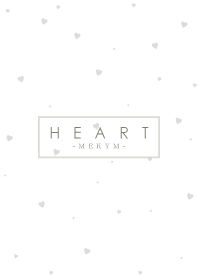 HEART GRAY-SIMPLE MEKYM 7