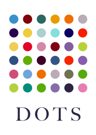 シンプルなドット柄