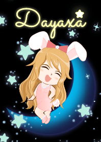 Dayaxa - Bunny girl on Blue Moon