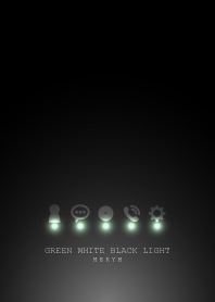GREEN WHITE BLACK LIGHT ICON THEME