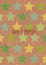 クラフト紙-グリーン星-