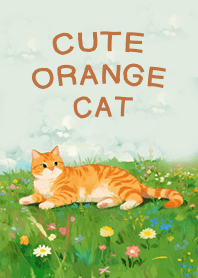 Cute orange cat v1