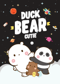 Bear&Duck Galaxy Cutie Black