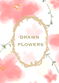 Drawn flowers