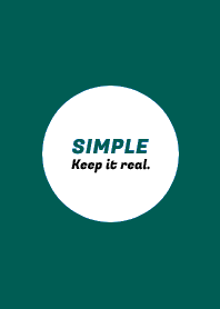 SIMPLE -Keep it real.- THEME 195