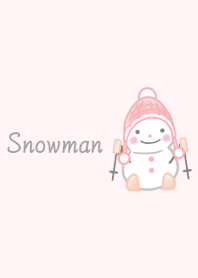 Snowman*pink