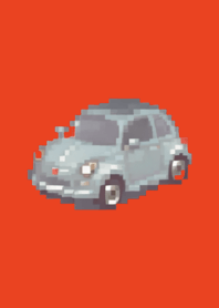 Carro Pixel Art Tema Vermelho 02