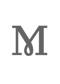 イニシャル「M」シンプル