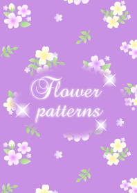 Vintage flower-violet