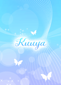 Kuuya skyblue butterfly theme