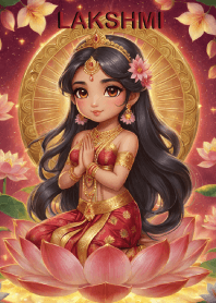 พระแม่ลักษมีสีแดง รวยรวย รวยรวยล้นฟ้า