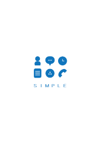 SIMPLE(white blue)V.245b #pop