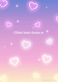 Glitter heart dream re