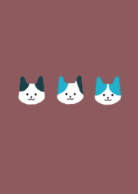 cat -dull pink-blue