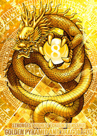 Golden pyramid and dragon god 8