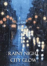 Rainy Night City Glow
