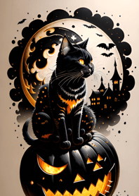 浮世絵万聖節猫 B1DB7B