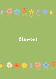 Flowers a la carte02 moss green