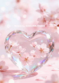 Cherry Blossom Heart Crystal 2