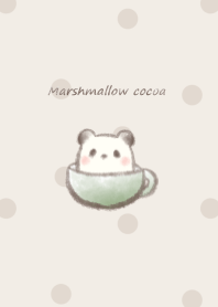 Marshmallow cocoa Panda -green- 2