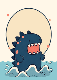 藍藍怪獸・踏浪去